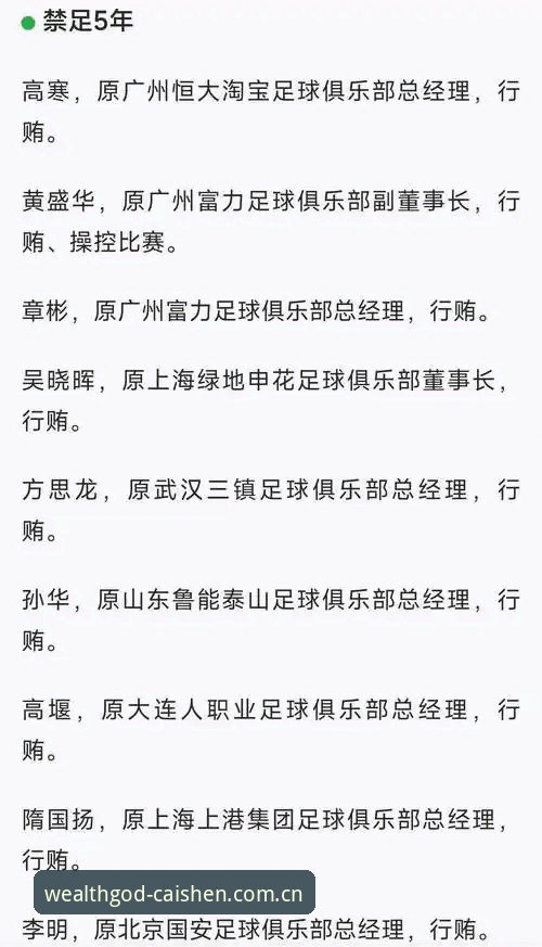 中国足协第三批禁足名单全面解析：17人终身禁赛背后的足球生态警示